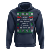 Funny Oh Shit I Picked The Wrong White Elephant Gift Hoodie Christmas Gift Exchange - Wonder Print Shop
