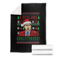 Funny I Declare Christmas Throw Blanket Funny Christmas Office Holiday Meme - Wonder Print Shop
