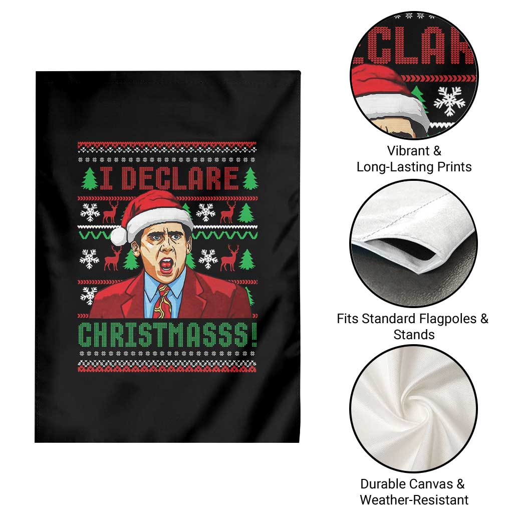 Funny I Declare Christmas Garden Flag Funny Christmas Office Holiday Meme - Wonder Print Shop