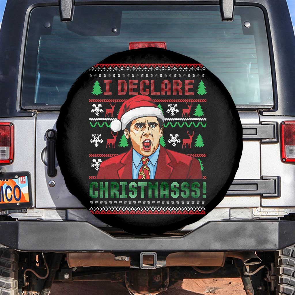 Funny I Declare Christmas Spare Tire Cover Funny Christmas Office Holiday Meme - Wonder Print Shop