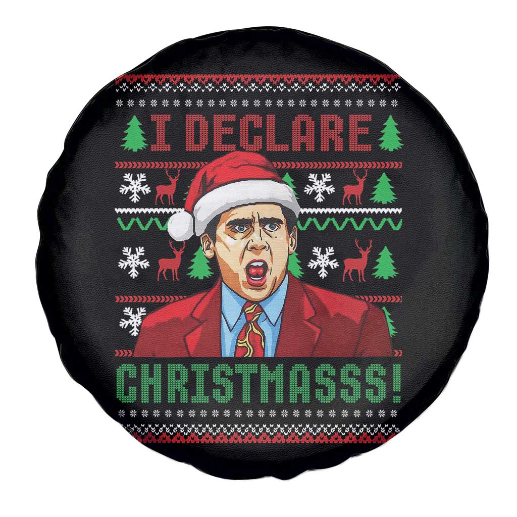 Funny I Declare Christmas Spare Tire Cover Funny Christmas Office Holiday Meme - Wonder Print Shop