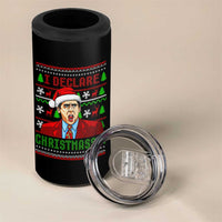 Funny I Declare Christmas 4 in 1 Can Cooler Tumbler Funny Christmas Office Holiday Meme - Wonder Print Shop