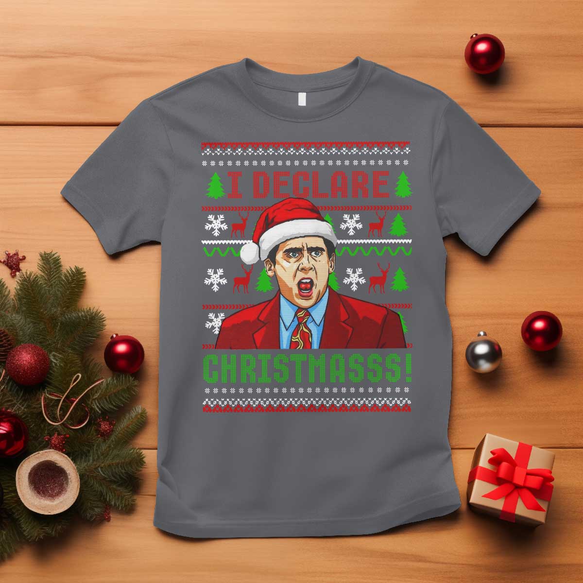 Funny I Declare Christmas T Shirt Funny Christmas Office Holiday Meme - Wonder Print Shop
