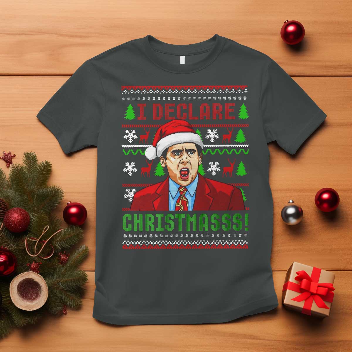 Funny I Declare Christmas T Shirt Funny Christmas Office Holiday Meme - Wonder Print Shop