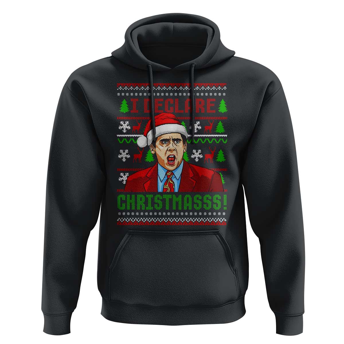 Funny I Declare Christmas Hoodie Funny Christmas Office Holiday Meme - Wonder Print Shop