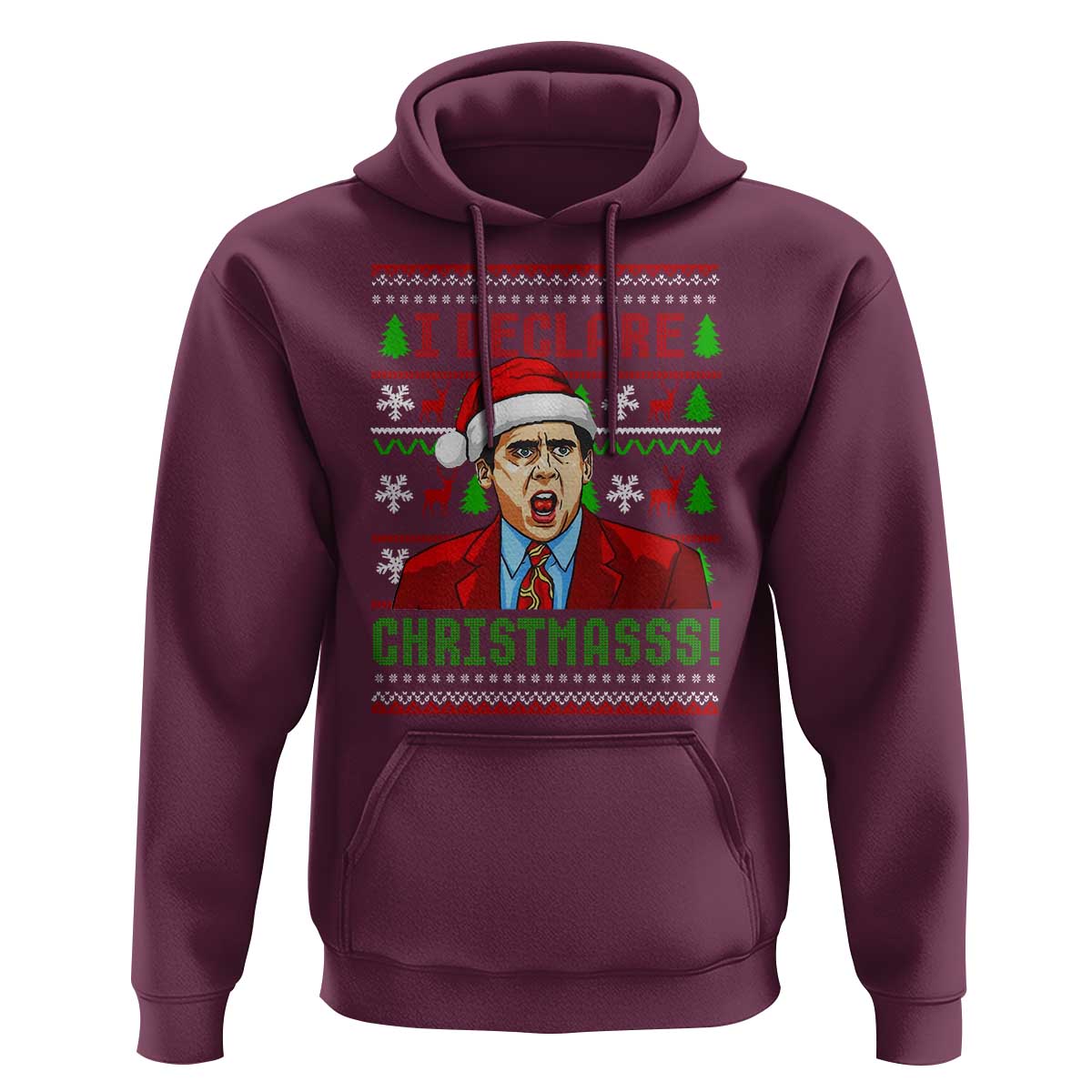 Funny I Declare Christmas Hoodie Funny Christmas Office Holiday Meme - Wonder Print Shop