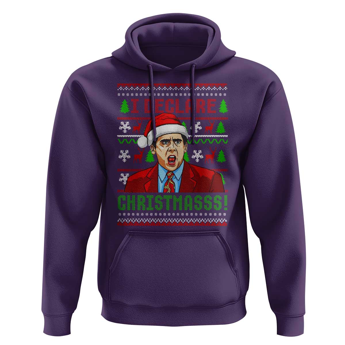 Funny I Declare Christmas Hoodie Funny Christmas Office Holiday Meme - Wonder Print Shop