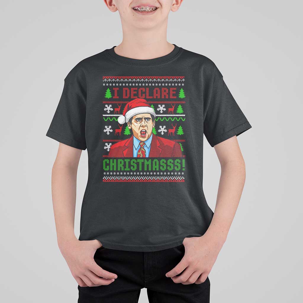 Funny I Declare Christmas T Shirt For Kid Funny Christmas Office Holiday Meme - Wonder Print Shop
