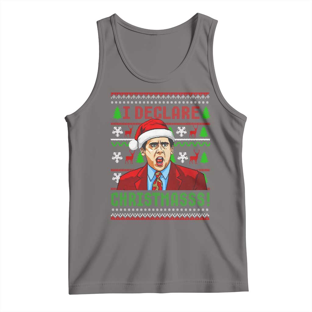 Funny I Declare Christmas Tank Top Funny Christmas Office Holiday Meme - Wonder Print Shop