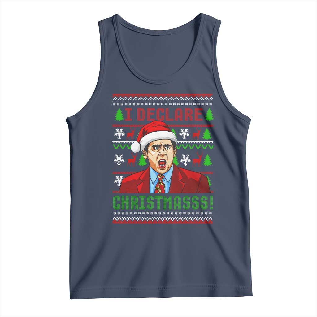Funny I Declare Christmas Tank Top Funny Christmas Office Holiday Meme - Wonder Print Shop