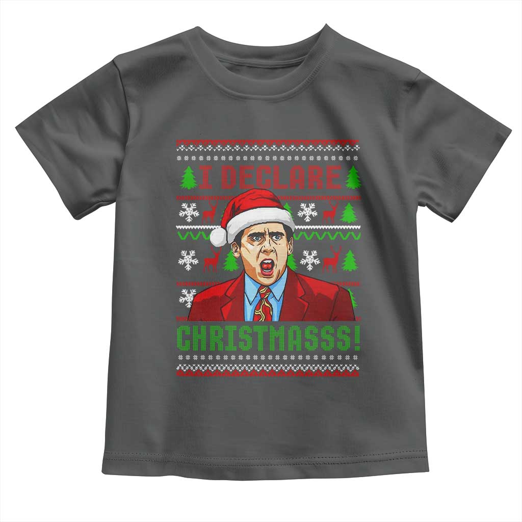 Funny I Declare Christmas Toddler T Shirt Funny Christmas Office Holiday Meme - Wonder Print Shop