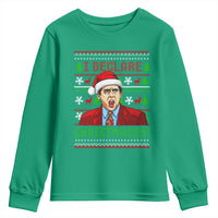 Funny I Declare Christmas Youth Sweatshirt Funny Christmas Office Holiday Meme - Wonder Print Shop
