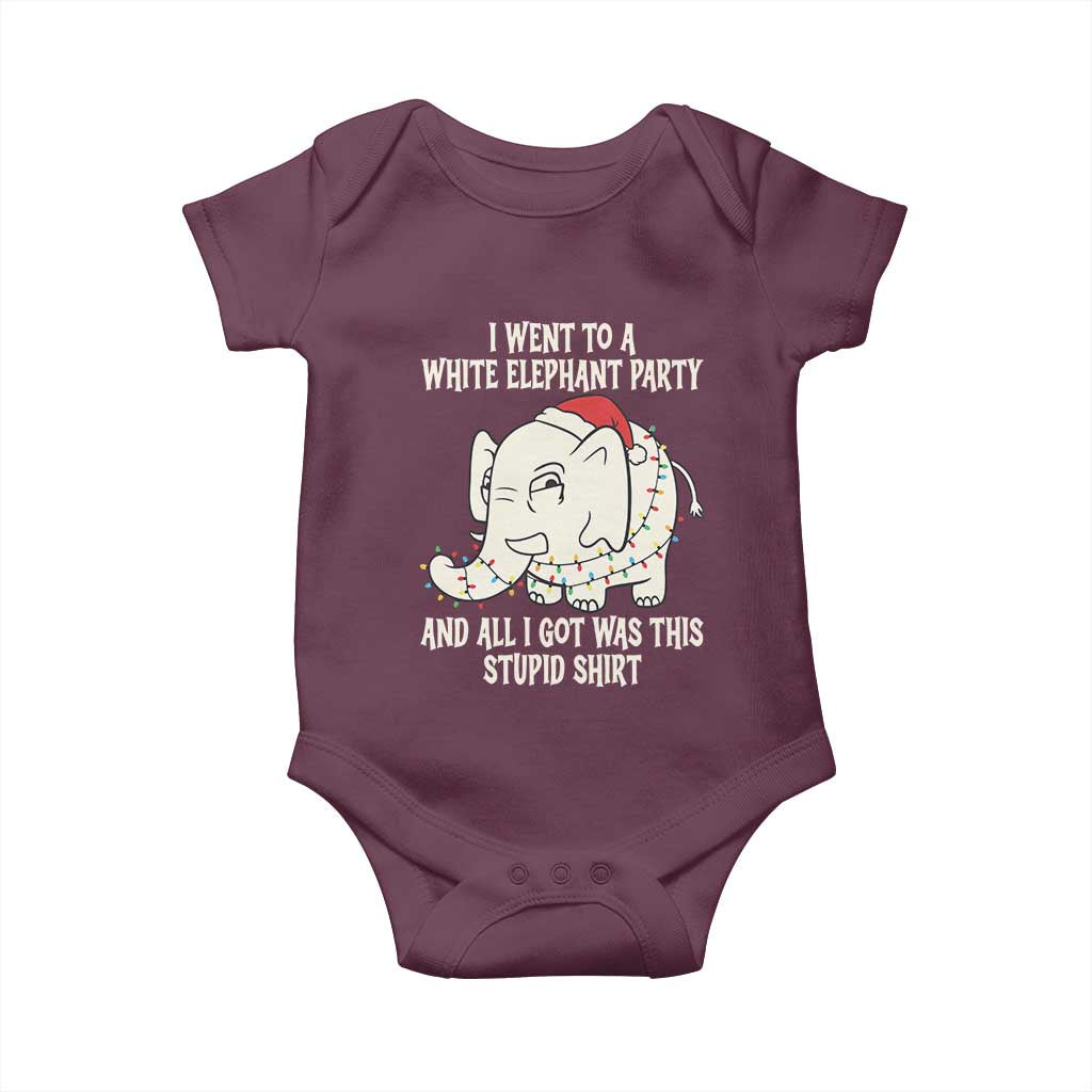 Funny I Went To A White Elephant Party And All I Got Was This Stupid Baby Onesie - Wonder Print Shop