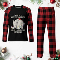 Funny I Went To A White Elephant Party And All I Got Was This Stupid Plaid Pajama Set - Wonder Print Shop