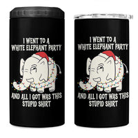 Funny I Went To A White Elephant Party And All I Got Was This Stupid 4 in 1 Can Cooler Tumbler - Wonder Print Shop