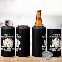 Funny I Went To A White Elephant Party And All I Got Was This Stupid 4 in 1 Can Cooler Tumbler - Wonder Print Shop