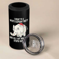 Funny I Went To A White Elephant Party And All I Got Was This Stupid 4 in 1 Can Cooler Tumbler - Wonder Print Shop