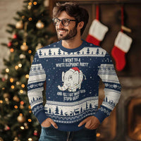Funny I Went To A White Elephant Party And All I Got Was This Stupid Ugly Christmas Sweater - Wonder Print Shop