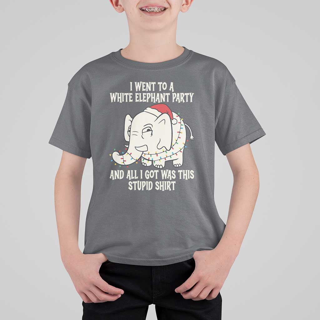 Funny I Went To A White Elephant Party And All I Got Was This Stupid T Shirt For Kid - Wonder Print Shop