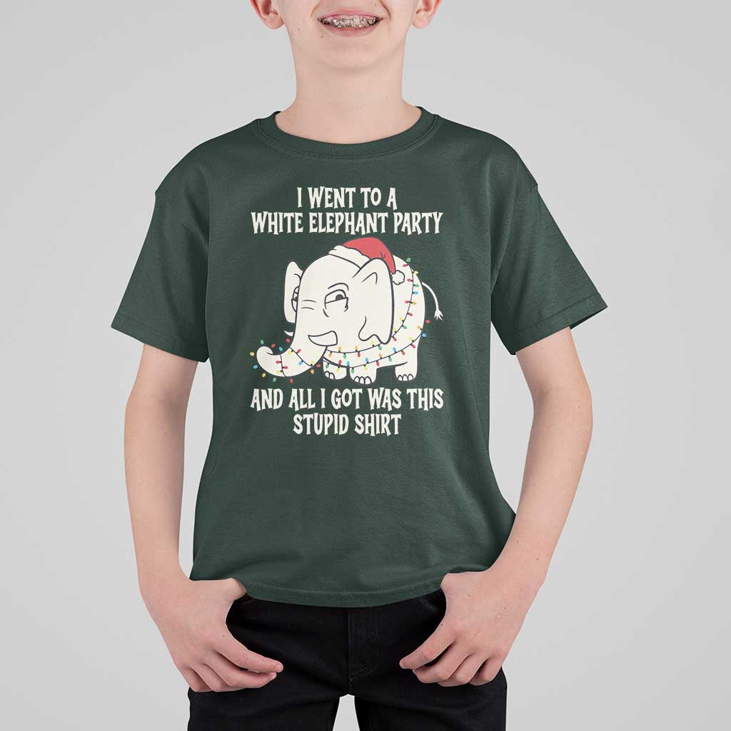 Funny I Went To A White Elephant Party And All I Got Was This Stupid T Shirt For Kid - Wonder Print Shop