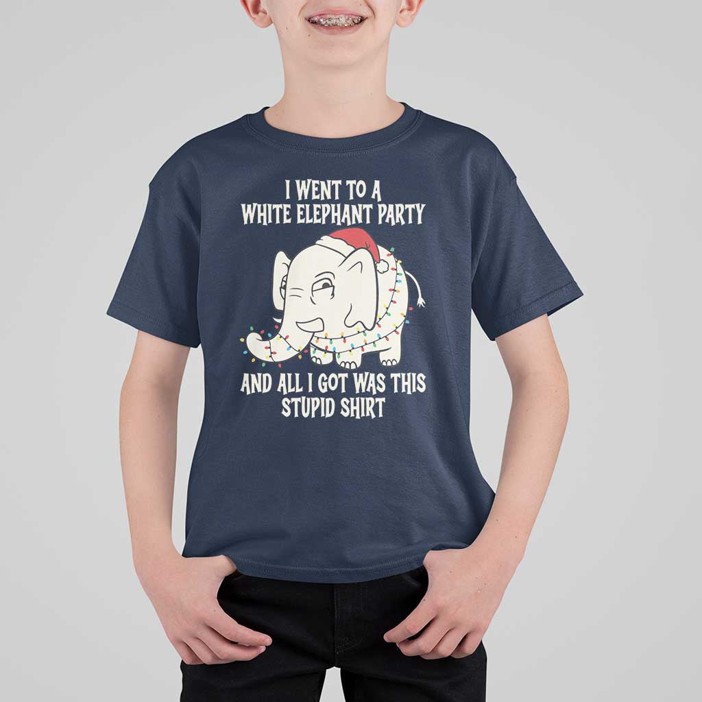 Funny I Went To A White Elephant Party And All I Got Was This Stupid T Shirt For Kid - Wonder Print Shop