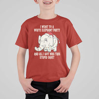 Funny I Went To A White Elephant Party And All I Got Was This Stupid T Shirt For Kid - Wonder Print Shop