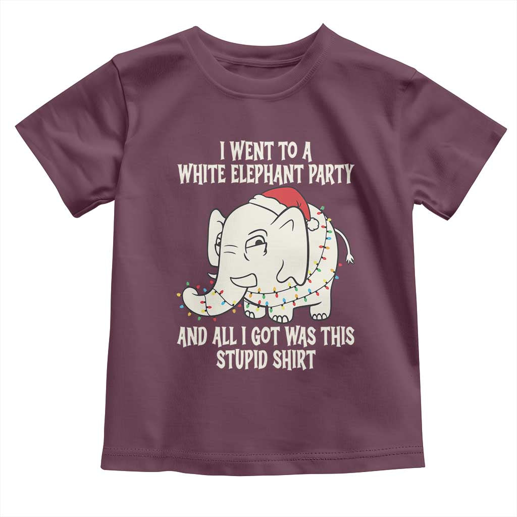Funny I Went To A White Elephant Party And All I Got Was This Stupid Toddler T Shirt - Wonder Print Shop