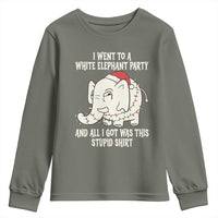 Funny I Went To A White Elephant Party And All I Got Was This Stupid Youth Sweatshirt - Wonder Print Shop