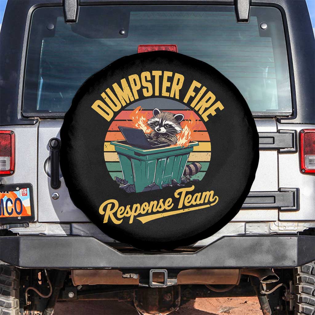 Funny Dumpster Fire Response Team Spare Tire Cover Work Humor - Wonder Print Shop