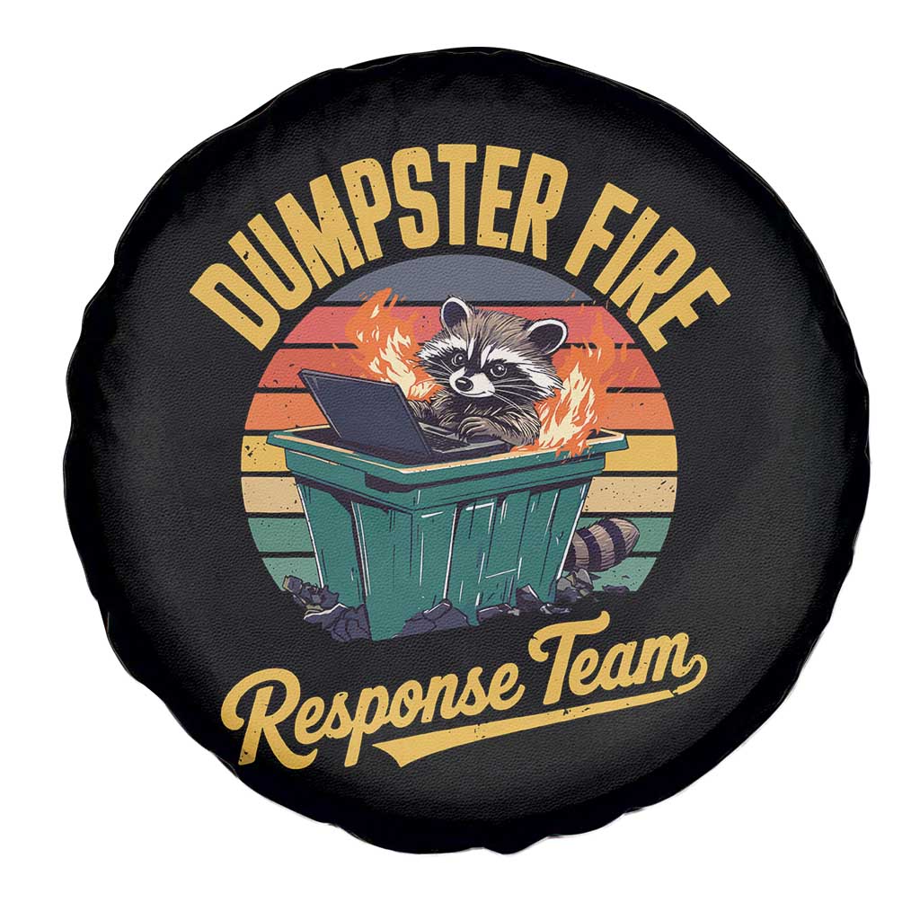 Funny Dumpster Fire Response Team Spare Tire Cover Work Humor - Wonder Print Shop