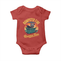 Funny Dumpster Fire Response Team Baby Onesie Work Humor - Wonder Print Shop