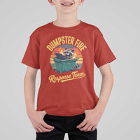 Funny Dumpster Fire Response Team T Shirt For Kid Work Humor - Wonder Print Shop