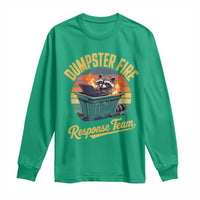 Funny Dumpster Fire Response Team Long Sleeve Shirt Work Humor - Wonder Print Shop