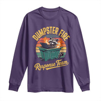 Funny Dumpster Fire Response Team Long Sleeve Shirt Work Humor - Wonder Print Shop