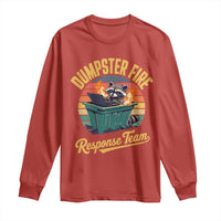 Funny Dumpster Fire Response Team Long Sleeve Shirt Work Humor - Wonder Print Shop