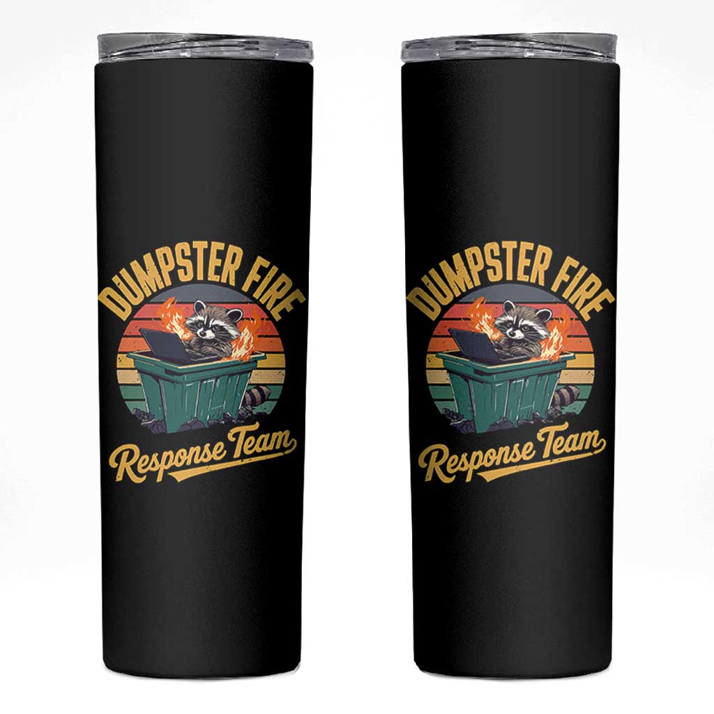Funny Dumpster Fire Response Team Skinny Tumbler Work Humor - Wonder Print Shop