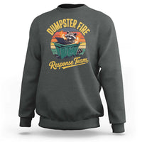 Funny Dumpster Fire Response Team Sweatshirt Work Humor - Wonder Print Shop
