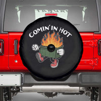 Funny Dumpster Fire Comin In Hot Spare Tire Cover - Wonder Print Shop