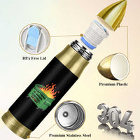 Funny Dumpster Fire Bullet Tumbler Everything Is Under Control Or Not - Wonder Print Shop
