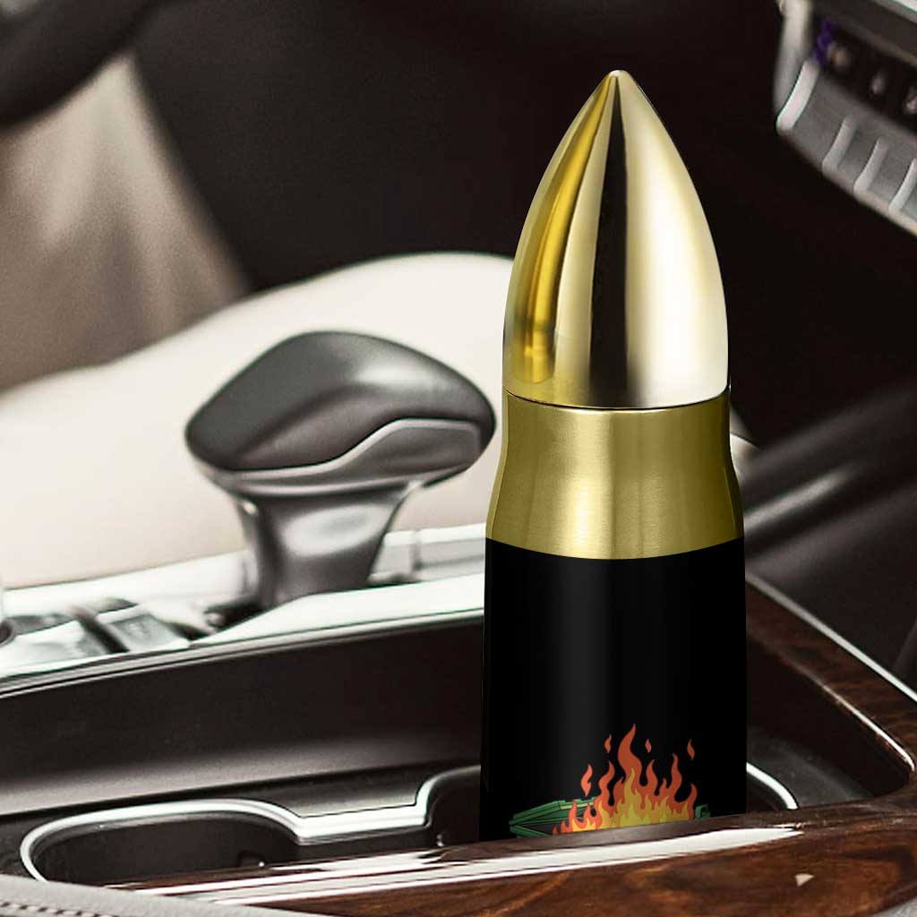 Funny Dumpster Fire Bullet Tumbler Everything Is Under Control Or Not - Wonder Print Shop