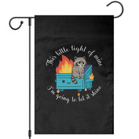 Funny Lil Dumpster Fire Racoon Garden Flag This Little Light Of Mine I Am Going To Let It Shine - Wonder Print Shop