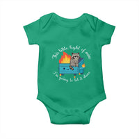 Funny Lil Dumpster Fire Racoon Baby Onesie This Little Light Of Mine I Am Going To Let It Shine - Wonder Print Shop