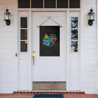 Dumpster Fire Christmas Garden Flag Funny It's Fine I'm Fine Everything Is Fine - Wonder Print Shop