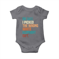 Oh Shit I Picked The Wrong White Elephant Gift Baby Onesie Funny Retro Christmas Gift Exchange - Wonder Print Shop