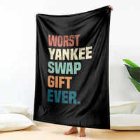 Funny Worst Yankee Swap Gift Ever Throw Blanket Christmas Gift Exchange Game - Wonder Print Shop