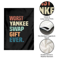 Funny Worst Yankee Swap Gift Ever Garden Flag Christmas Gift Exchange Game - Wonder Print Shop