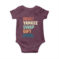 Funny Worst Yankee Swap Gift Ever Baby Onesie Christmas Gift Exchange Game - Wonder Print Shop