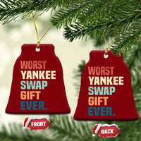 Funny Worst Yankee Swap Gift Ever Ceramic Ornament Christmas Gift Exchange Game - Wonder Print Shop