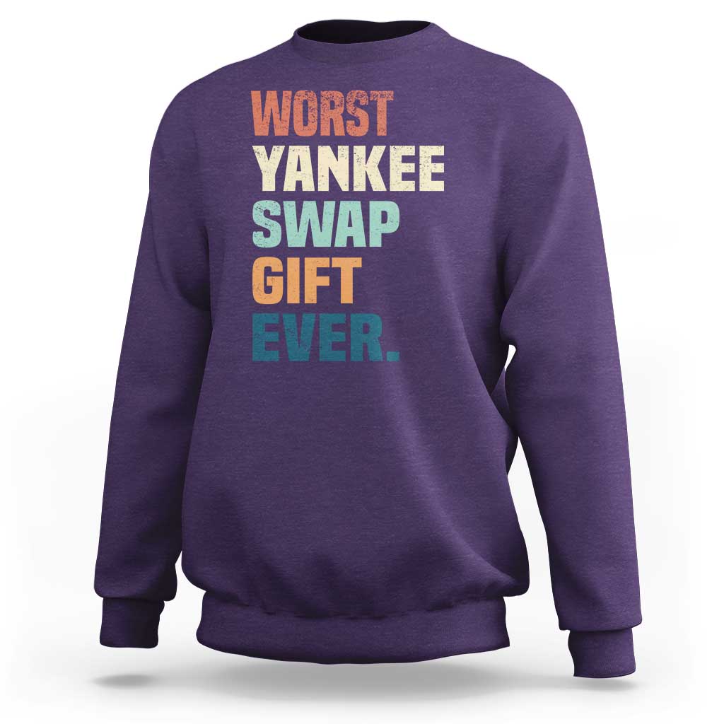 Funny Worst Yankee Swap Gift Ever Sweatshirt Christmas Gift Exchange Game - Wonder Print Shop