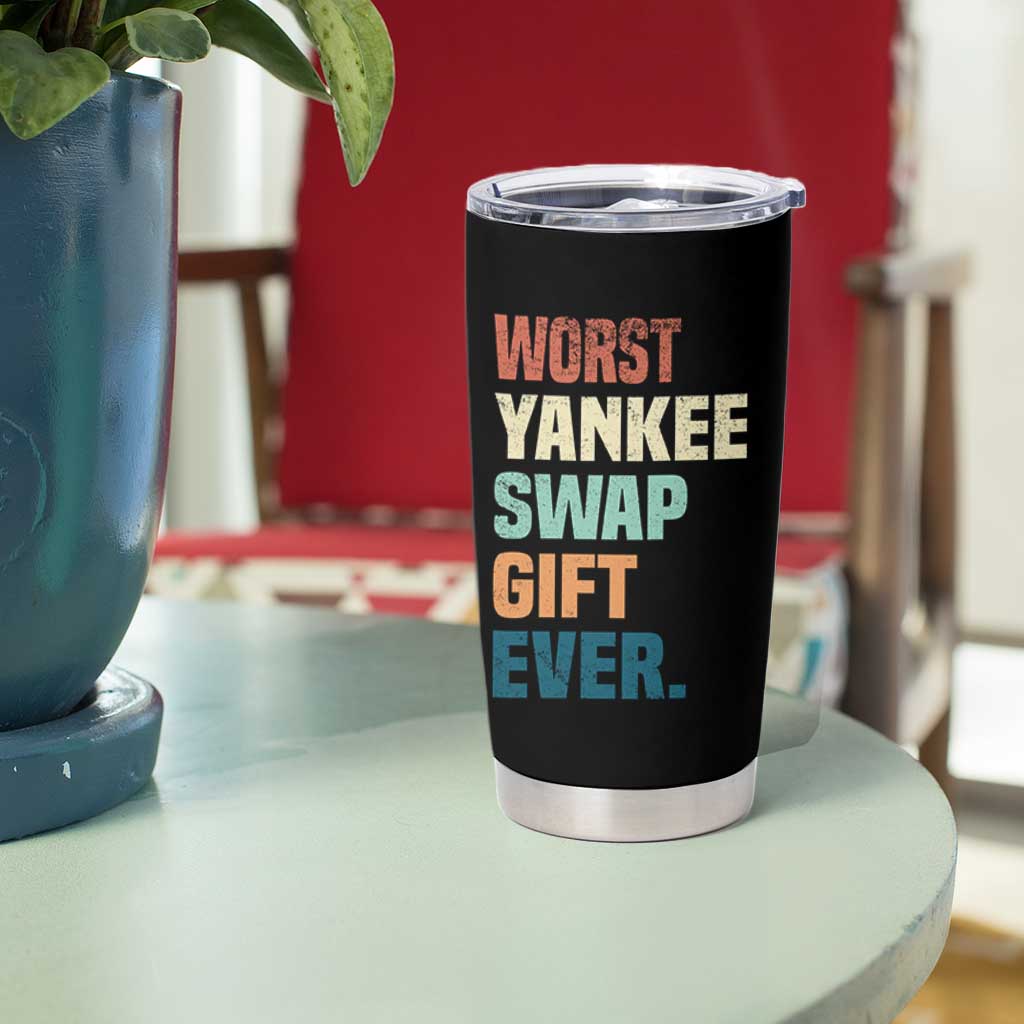 Funny Worst Yankee Swap Gift Ever Tumbler Cup Christmas Gift Exchange Game - Wonder Print Shop